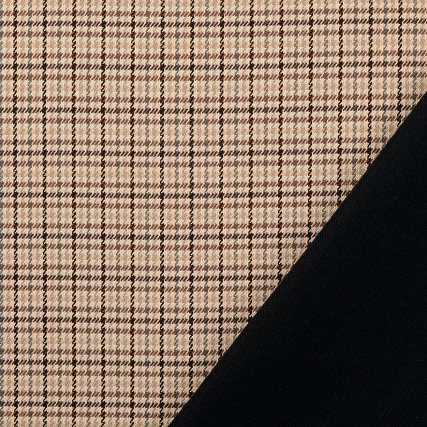 Viscose Poplin fabric Black backed 