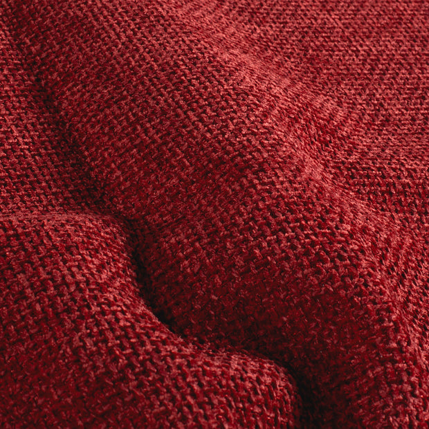 Chenille fabrik Uni Rot