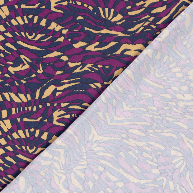 Woven Polyester fabric Abstract printed 