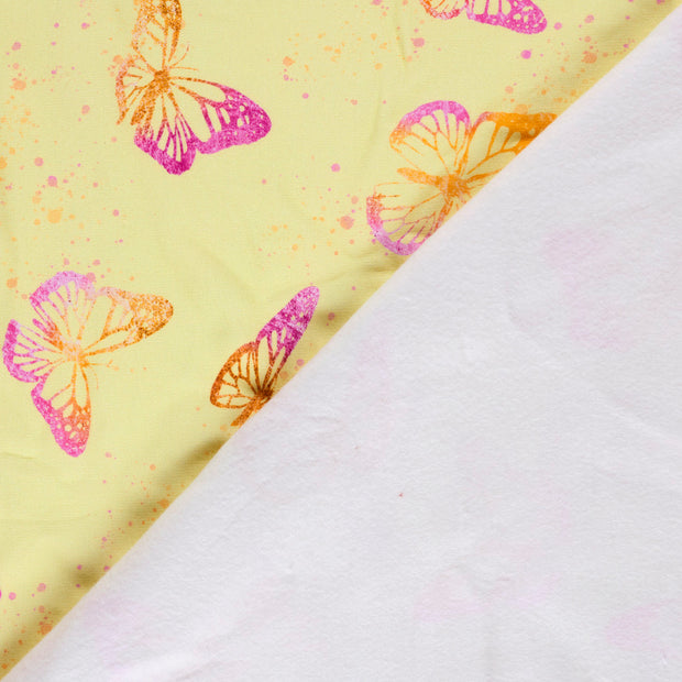 Jogging fabric Butterflies digital printed 