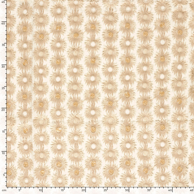  fabric Flowers Off White