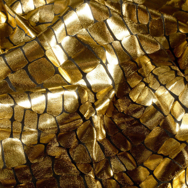Lamé tela Oro bicolor 