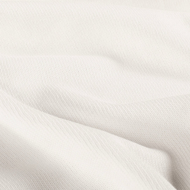 Heavy Knit fabric Unicolour Off White