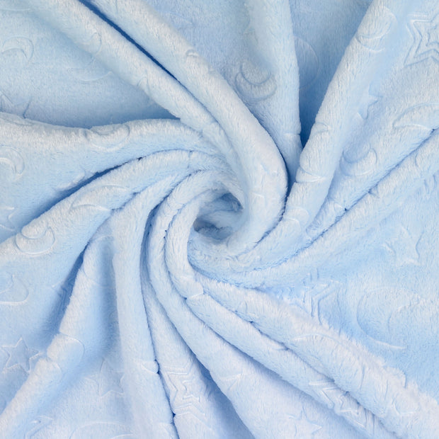 Fleece fabrik Himmelblau 