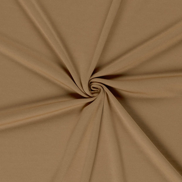 Heavy Knit fabric Camel brushed 