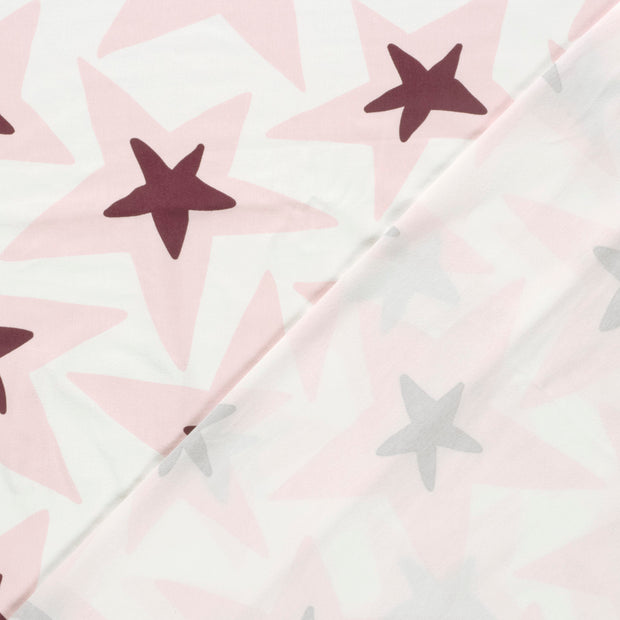 Jersey fabric Stars printed 