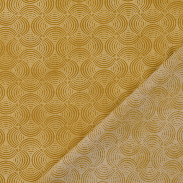 Cotton Poplin fabric Beige 