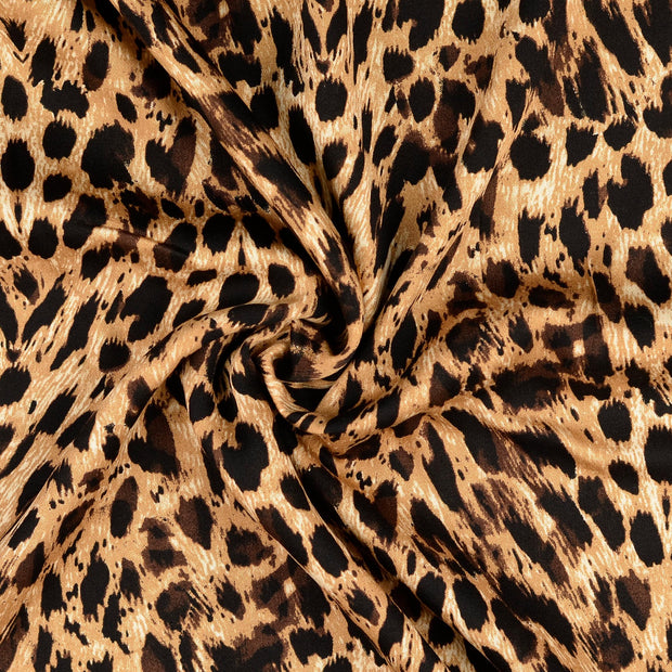 Viscose Satin fabric Beige 