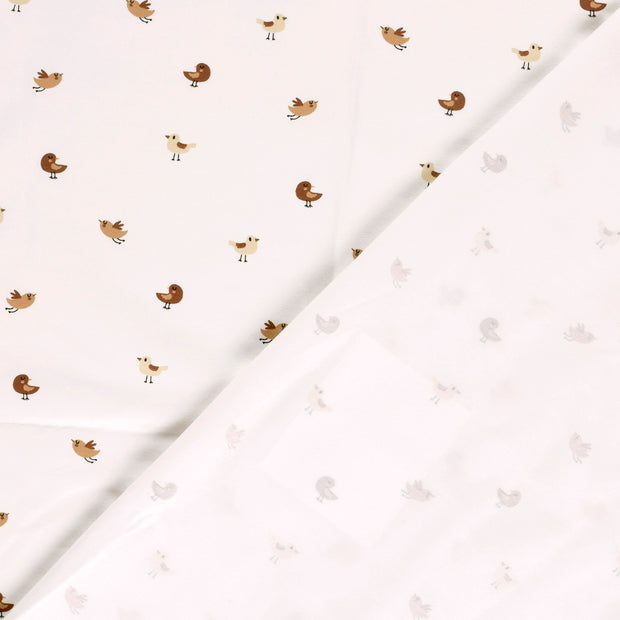 Jersey fabric Birds printed 