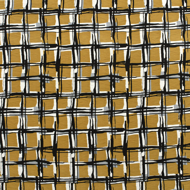 Viscose Nylon Crepe fabric Olive Green 