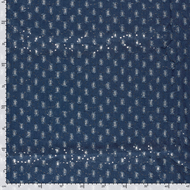 Jeans fabrik Geometrische Jeansblau