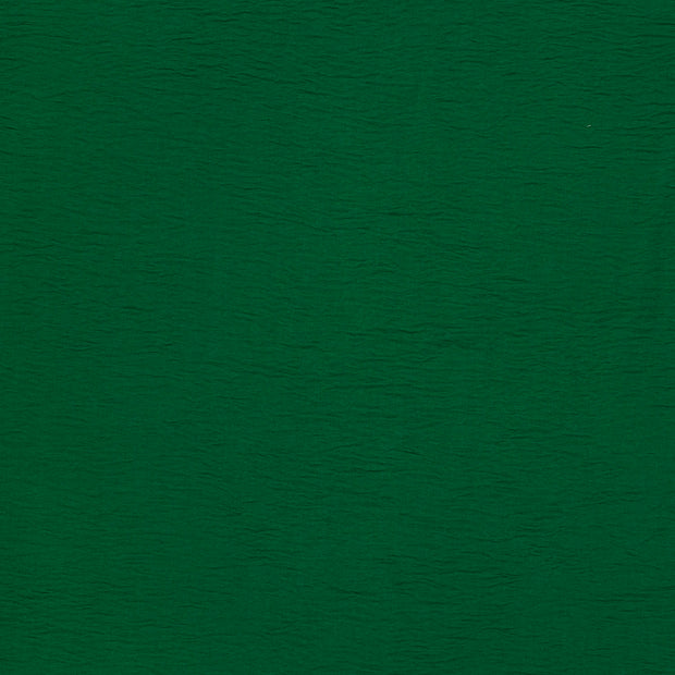 Woven Polyester fabric Forest Green crushed 