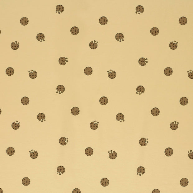 Jersey tissu Beige doux 