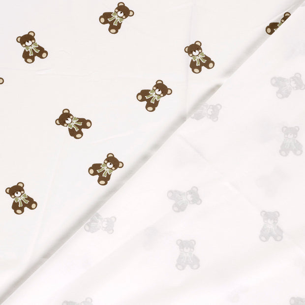 Jersey fabric Bears printed 