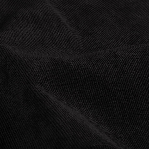 Feincord Stretch 21w fabrik Uni Schwarz