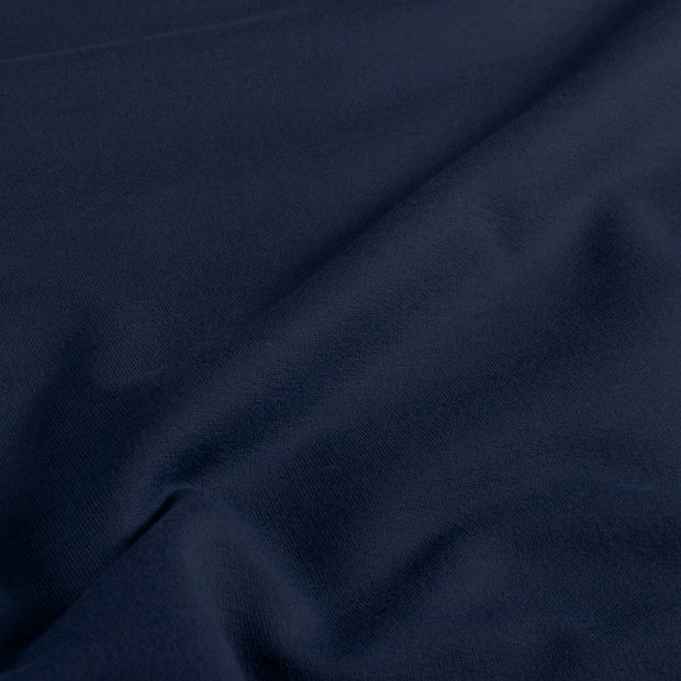 French Terry fabric Unicolour Navy