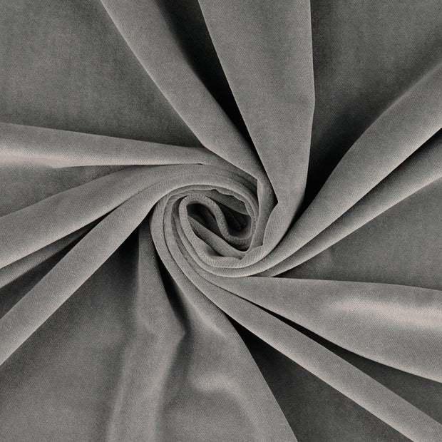 Velours fabric Grey 
