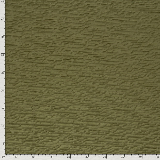 Knitted tela Unicolor Verde oscuro