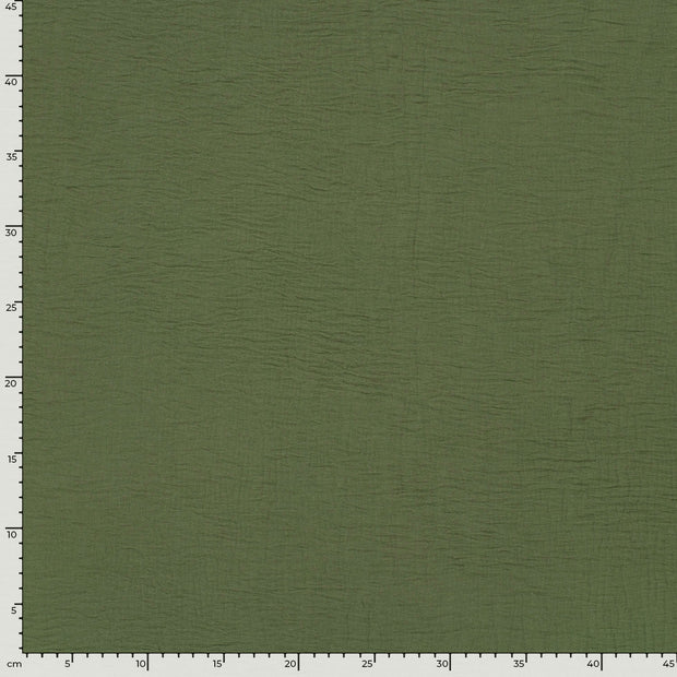 Woven Polyester fabric Unicolour Khaki Green