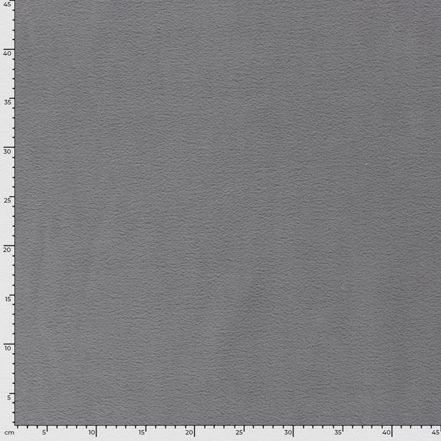Polar Fleece fabric Unicolour Dark Grey