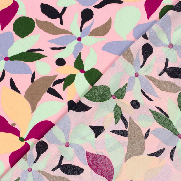 Borken Crepe fabric Abstract printed 