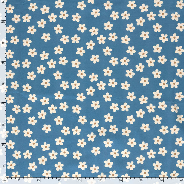  fabric Flowers Indigo