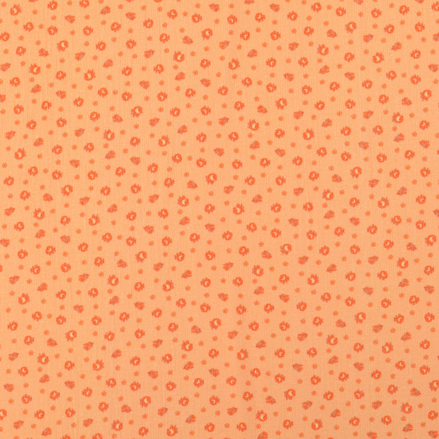 Corduroy 4.5w fabric Flowers Abricot