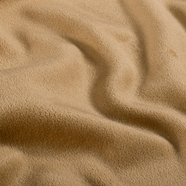 Velvet fabric Unicolour Camel