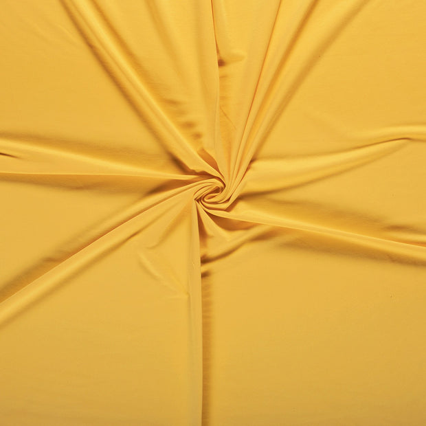 French Terry fabric Butter Yellow 