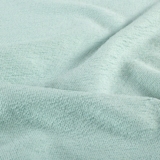 Terry Crepe fabric Unicolour Ice Blue