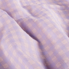 Cotton Poplin Seersucker Unicolour Lila
