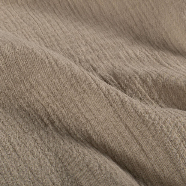 Muslin fabric Unicolour Beige