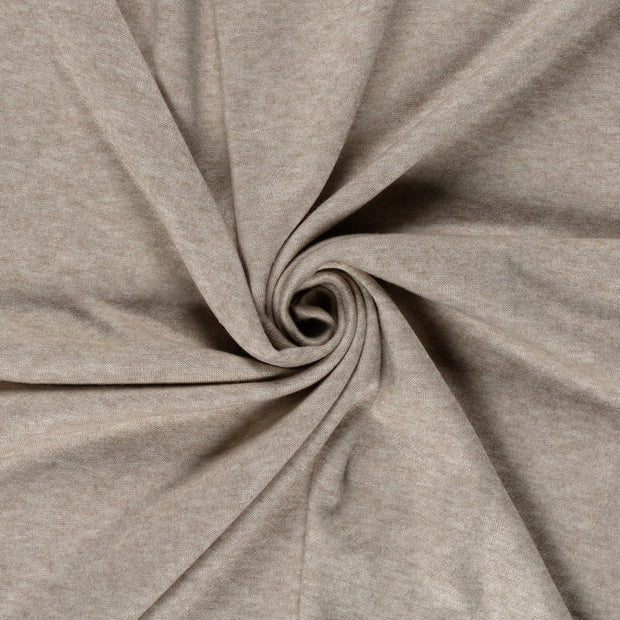 Heavy Knit fabric Camel brushed 
