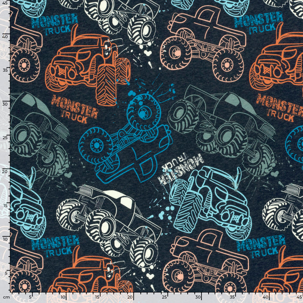 Jogging fabric Vehicles Dark Indigo