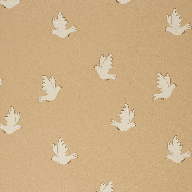 Terry Crepe fabric Beige texturized 