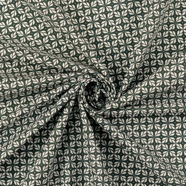 Cretonne fabric Forest Green 