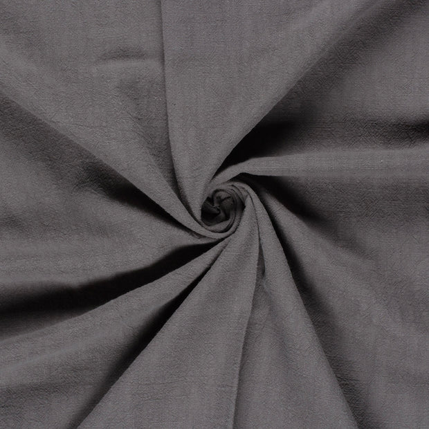 Linen fabric Grey stone washed 