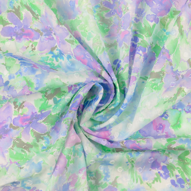 Voile fabric Multicolor 
