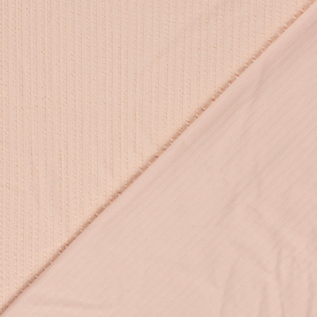 Rib Jacquard fabric Unicolour 