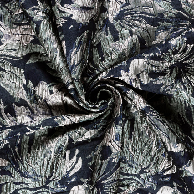 Jacquard fabric Black Lurex 