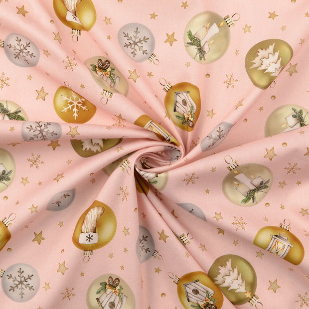 Cotton Poplin fabric Light Pink 