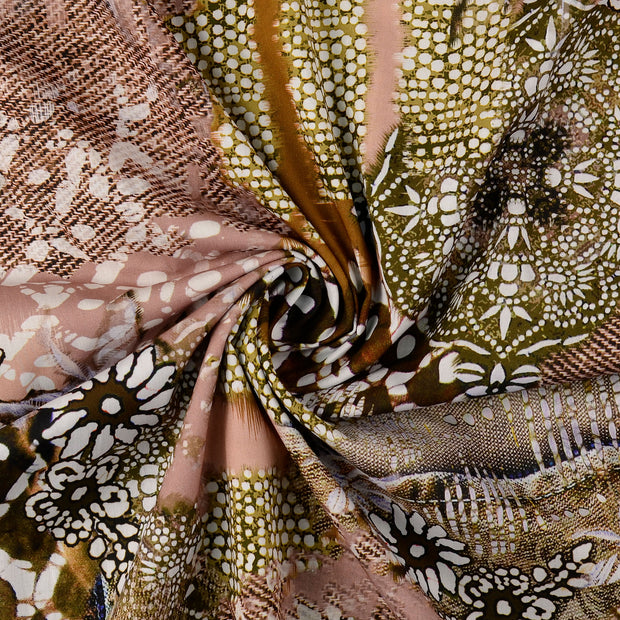 Cotton Poplin fabric Brown 