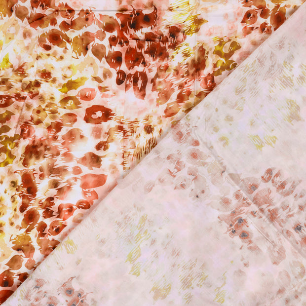 Popeline de Viscose tissu Abstrait imprimé 