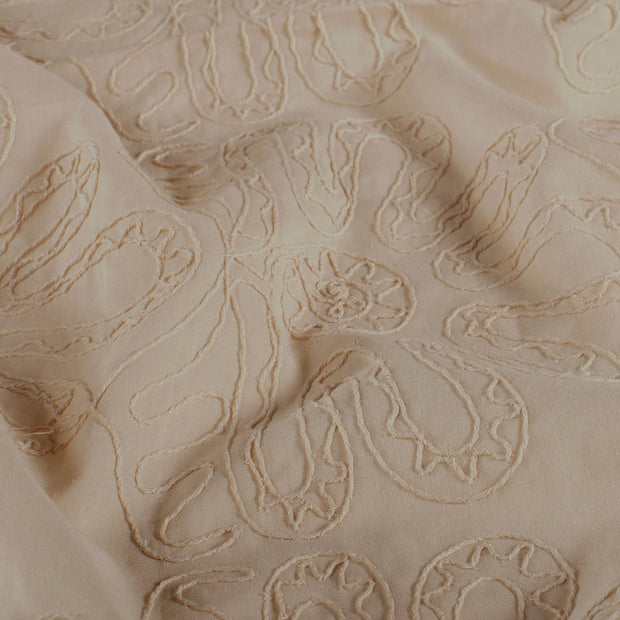 Cotton Poplin fabric Unicolour Beige