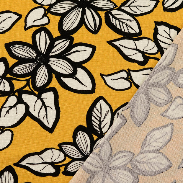 tela Ocre estampado 