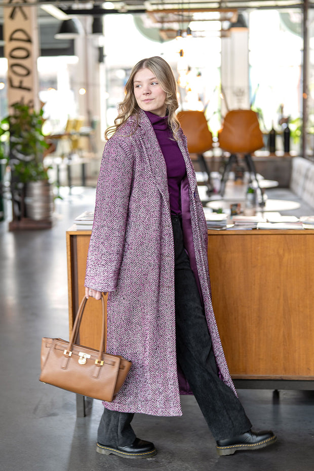 Jacquard fabric Unicolour Purple