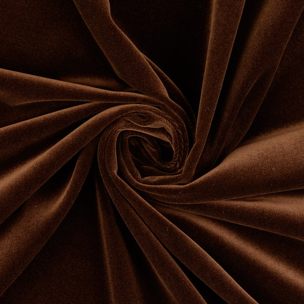 Velours fabric Brown 