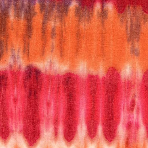 Viscose Jersey fabric Batik Bordeaux