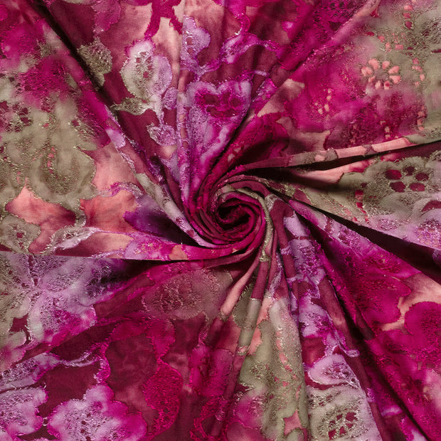 Jacquard fabric printed 