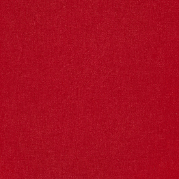 Linen fabric Red matte 